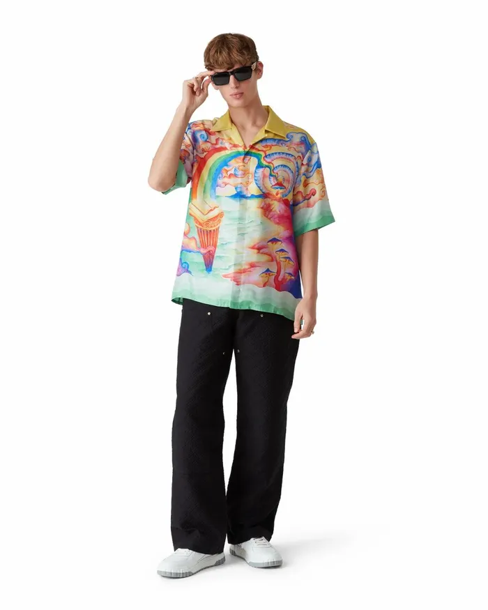 Casablanca Paris Shirts Nature039s Teacher Silk Shirt 8211 WomenMen Casablanca Paris Shirts Nature039s Teacher Silk Shirt 8211 WomenMen