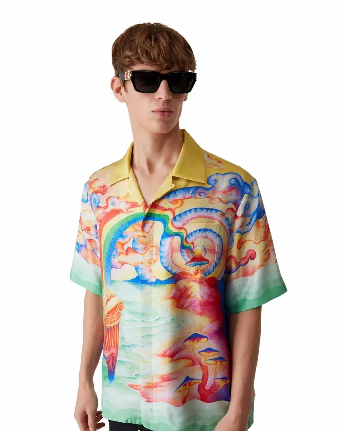 Casablanca Paris Shirts Nature039s Teacher Silk Shirt 8211 WomenMen Casablanca Paris Shirts Nature039s Teacher Silk Shirt 8211 WomenMen