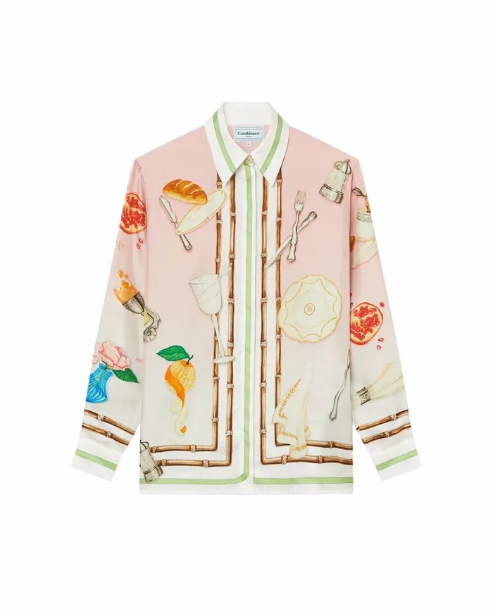 Casablanca Paris Shirts Ne Pas Deranger Silk Shirt 8211 Women Casablanca Paris Shirts Ne Pas Deranger Silk Shirt 8211 Women