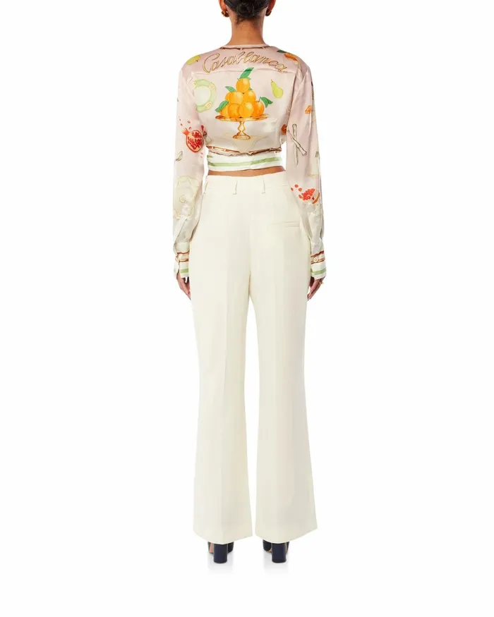 Casablanca Paris Shirts Ne Pas Deranger Wrap Blouse 8211 Women