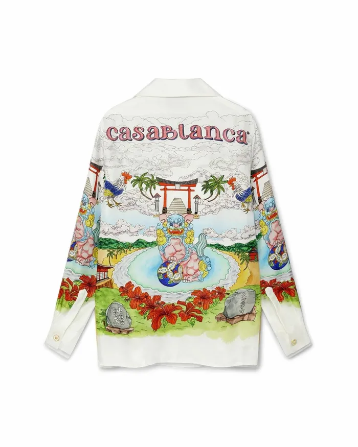 Casablanca Paris Shirts Okinawa Cotton Shirt 8211 Men