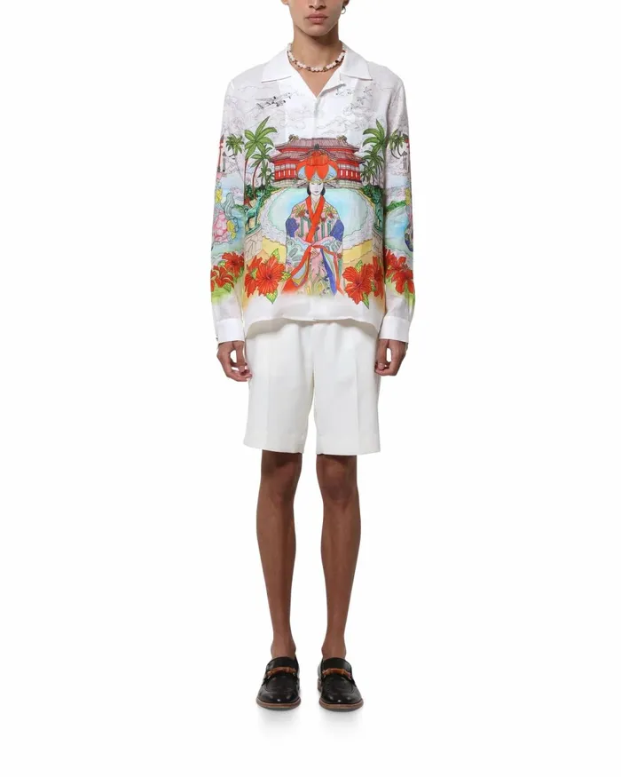 Casablanca Paris Shirts Okinawa Cotton Shirt 8211 Men