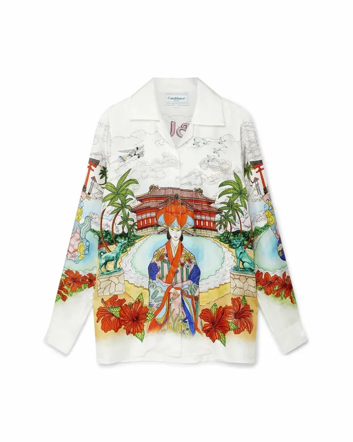 Casablanca Paris Shirts Okinawa Cotton Shirt 8211 Men