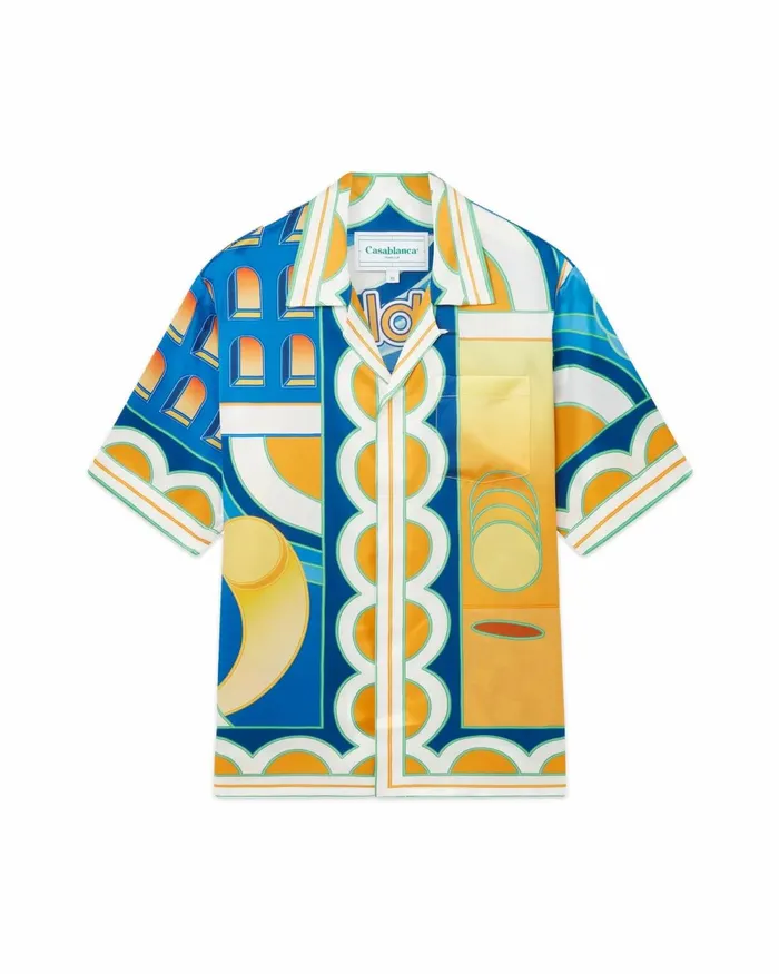 Casablanca Paris Shirts Paysage Silk Shirt 8211 Women