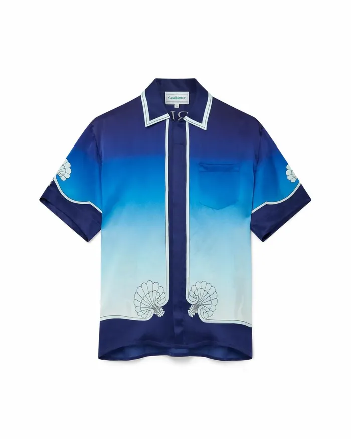 Casablanca Paris Shirts Place Vendome Silk Shirt 8211 Men