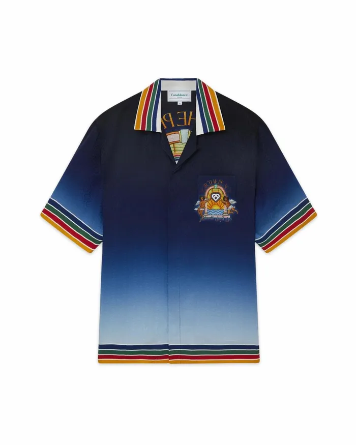 Casablanca Paris Shirts Studio De Musique Silk Shirt 8211 MenWomen Casablanca Paris Shirts Studio De Musique Silk Shirt 8211 MenWomen