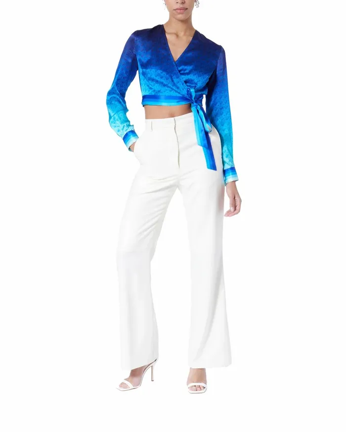 Casablanca Paris Shirts The Night View Wrap Blouse 8211 Women Casablanca Paris Shirts The Night View Wrap Blouse 8211 Women