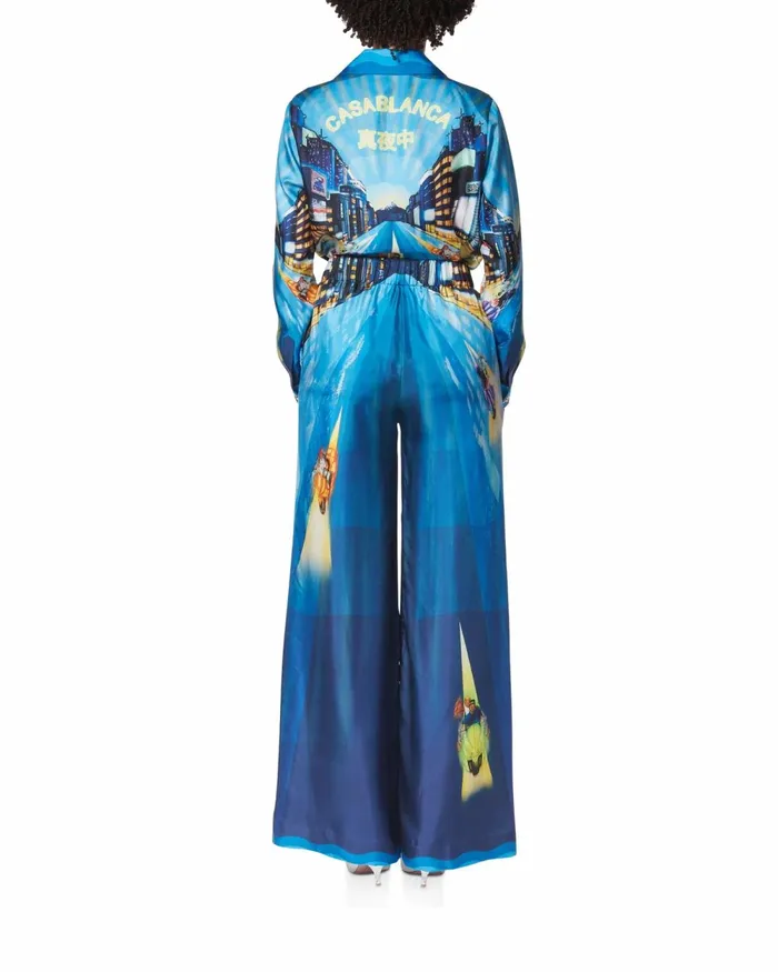 Casablanca Paris Shirts Tokyo Night Silk Shirt 8211 Women