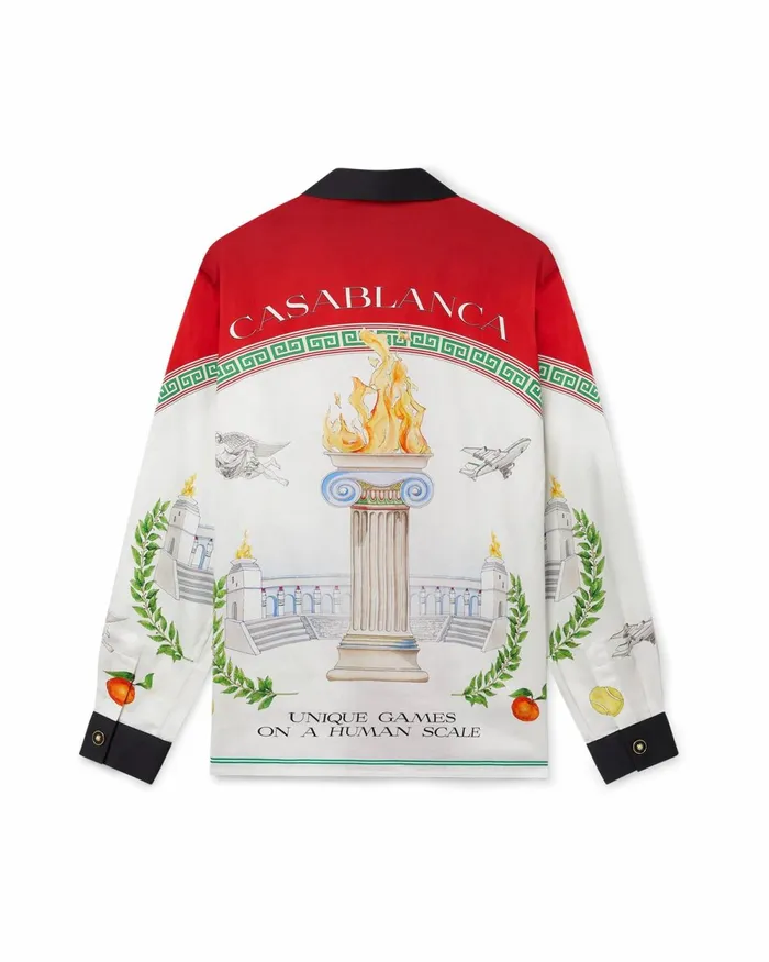 Casablanca Paris Shirts Unique Games Cotton Shirt 8211 MenWomen