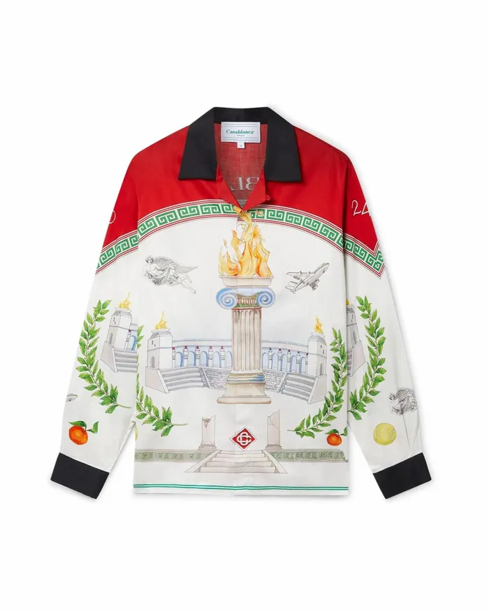 Casablanca Paris Shirts Unique Games Cotton Shirt 8211 MenWomen