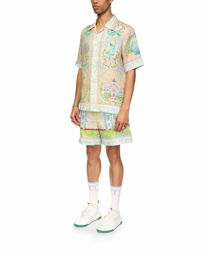 Casablanca Paris Shirts Vase Linen Shirt 8211 MenWomen Casablanca Paris Shirts Vase Linen Shirt 8211 MenWomen