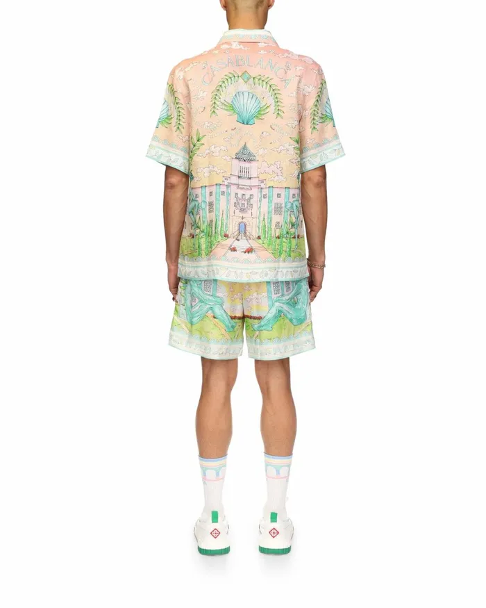 Casablanca Paris Shirts Vase Linen Shirt 8211 MenWomen Casablanca Paris Shirts Vase Linen Shirt 8211 MenWomen