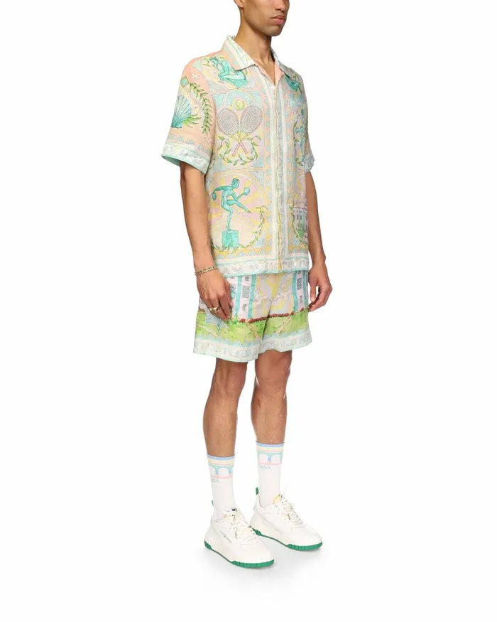 Casablanca Paris Shirts Vase Linen Shirt 8211 MenWomen Casablanca Paris Shirts Vase Linen Shirt 8211 MenWomen