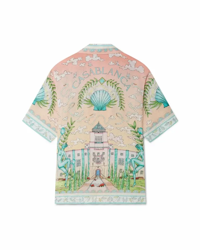 Casablanca Paris Shirts Vase Linen Shirt 8211 MenWomen Casablanca Paris Shirts Vase Linen Shirt 8211 MenWomen