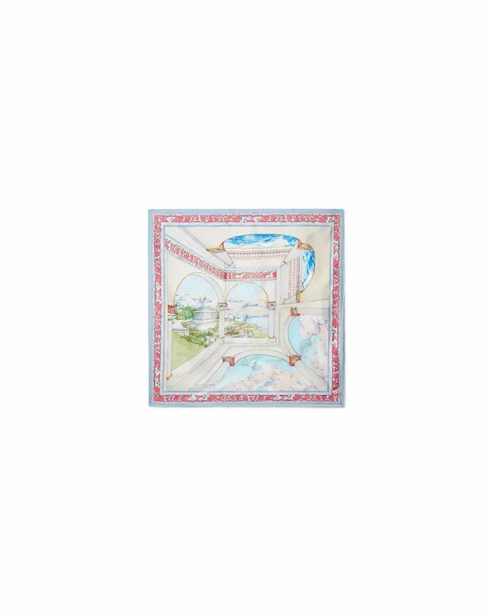 Casablanca Paris Silk Scarves Le Passage Small Silk Scarf 8211 MenWomen