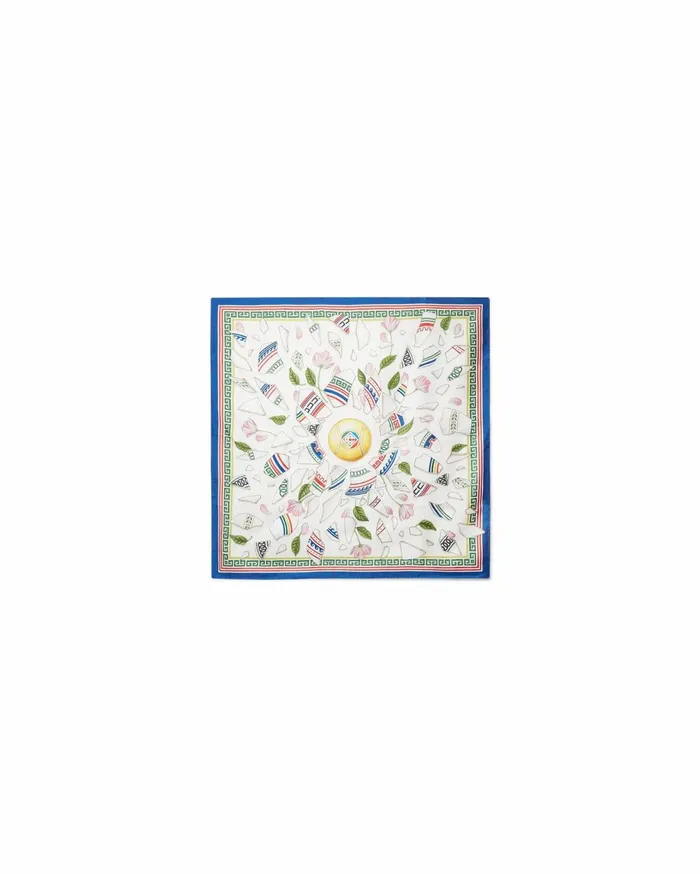 Casablanca Paris Silk Scarves Le Vase Brise Small Silk Scarf 8211 MenWomen