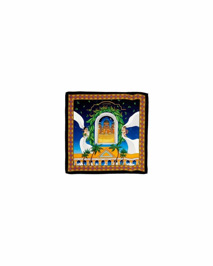 Casablanca Paris Silk Scarves Maison D039Ete Medium Silk Scarf 8211 MenWomen