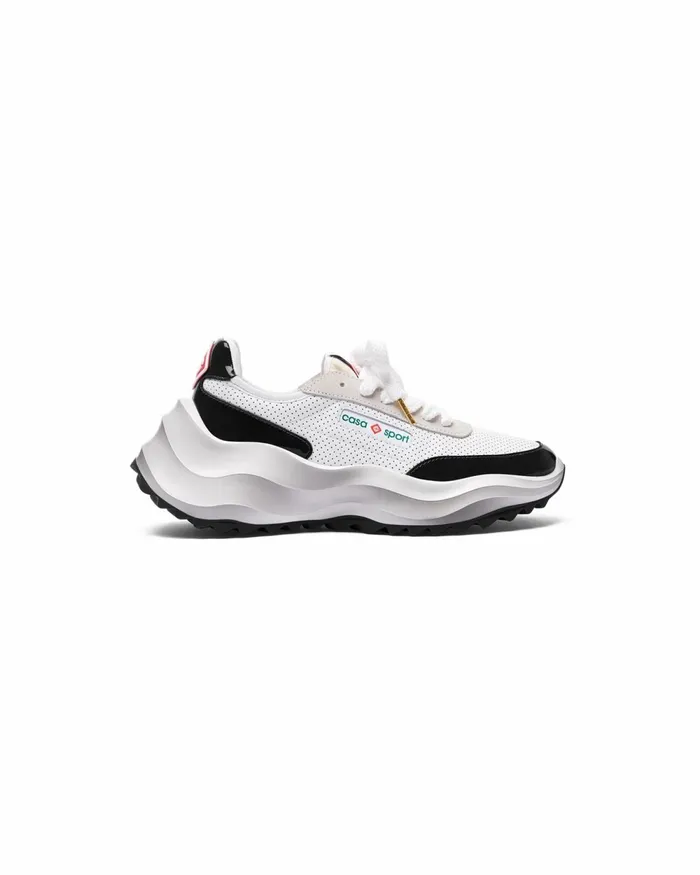 Casablanca Paris Sneakers Atlantis White and Black Sneaker 8211 Men