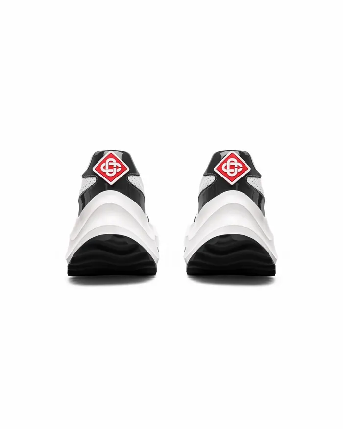 Casablanca Paris Sneakers Atlantis White and Black Sneaker 8211 Men
