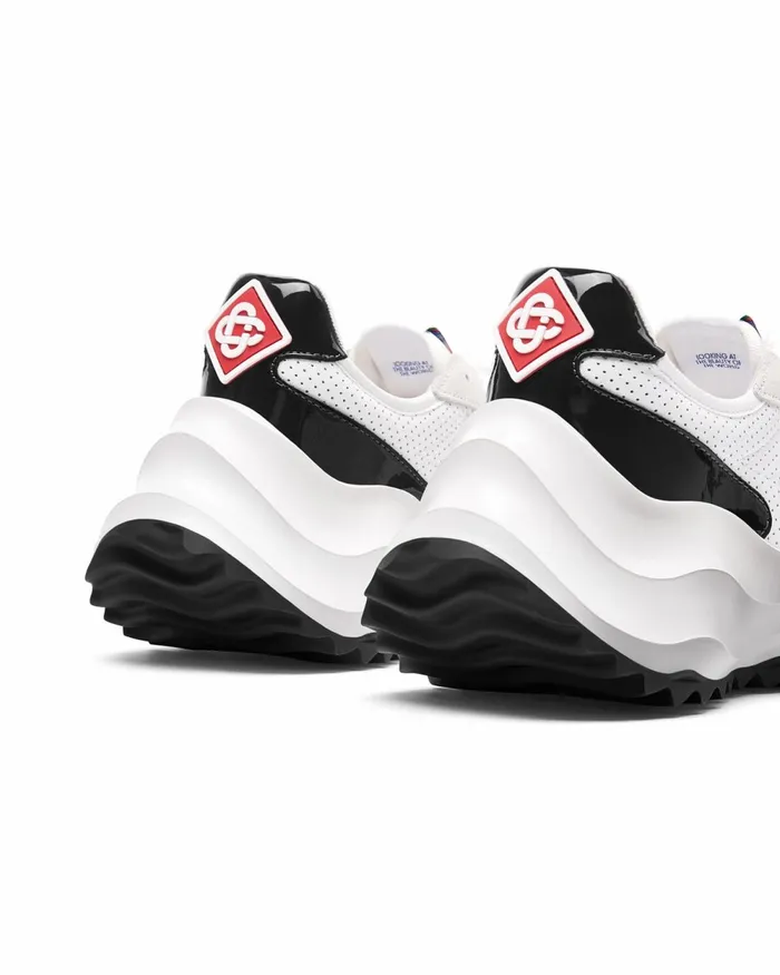 Casablanca Paris Sneakers Atlantis White and Black Sneaker 8211 Men