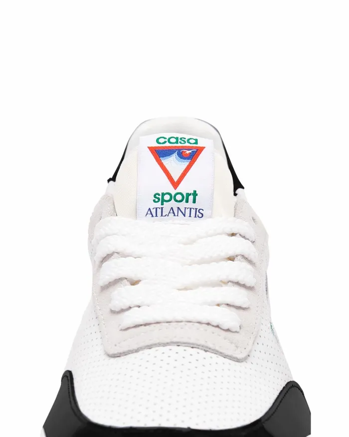 Casablanca Paris Sneakers Atlantis White and Black Sneaker 8211 Men