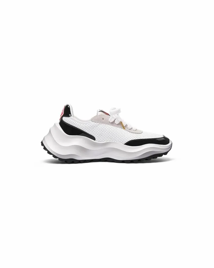 Casablanca Paris Sneakers Atlantis White and Black Sneaker 8211 Men