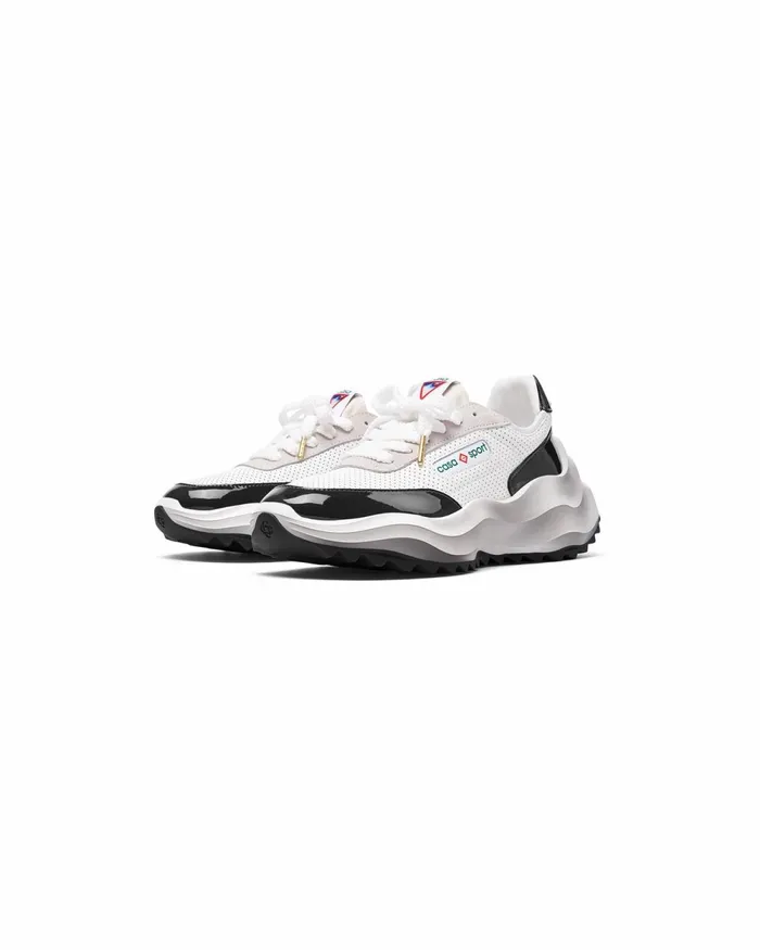 Casablanca Paris Sneakers Atlantis White and Black Sneaker 8211 Men