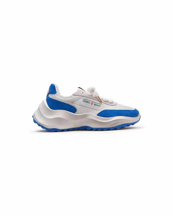 Casablanca Paris Sneakers Atlantis White and Blue Sneaker 8211 Men