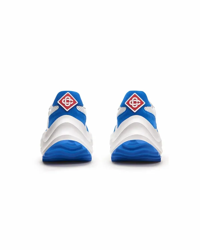 Casablanca Paris Sneakers Atlantis White and Blue Sneaker 8211 Men