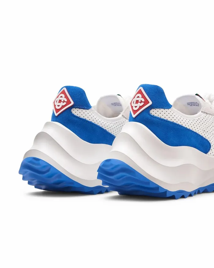 Casablanca Paris Sneakers Atlantis White and Blue Sneaker 8211 Men