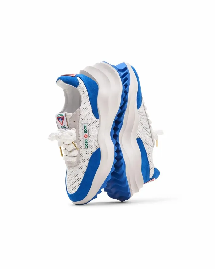 Casablanca Paris Sneakers Atlantis White and Blue Sneaker 8211 Men