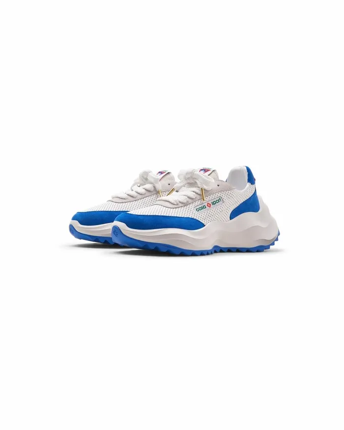 Casablanca Paris Sneakers Atlantis White and Blue Sneaker 8211 Men