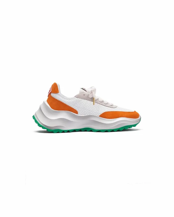Casablanca Paris Sneakers Atlantis White and Clay Orange Sneaker 8211 Men
