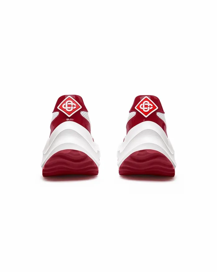 Casablanca Paris Sneakers Atlantis White and Haute Red Sneaker 8211 Men
