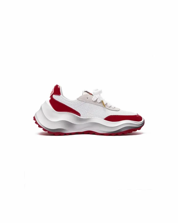 Casablanca Paris Sneakers Atlantis White and Haute Red Sneaker 8211 Men