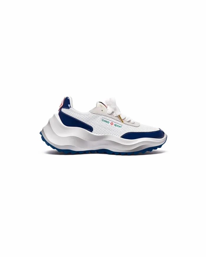 Casablanca Paris Sneakers Atlantis White and Midnight Navy Sneaker 8211 Men