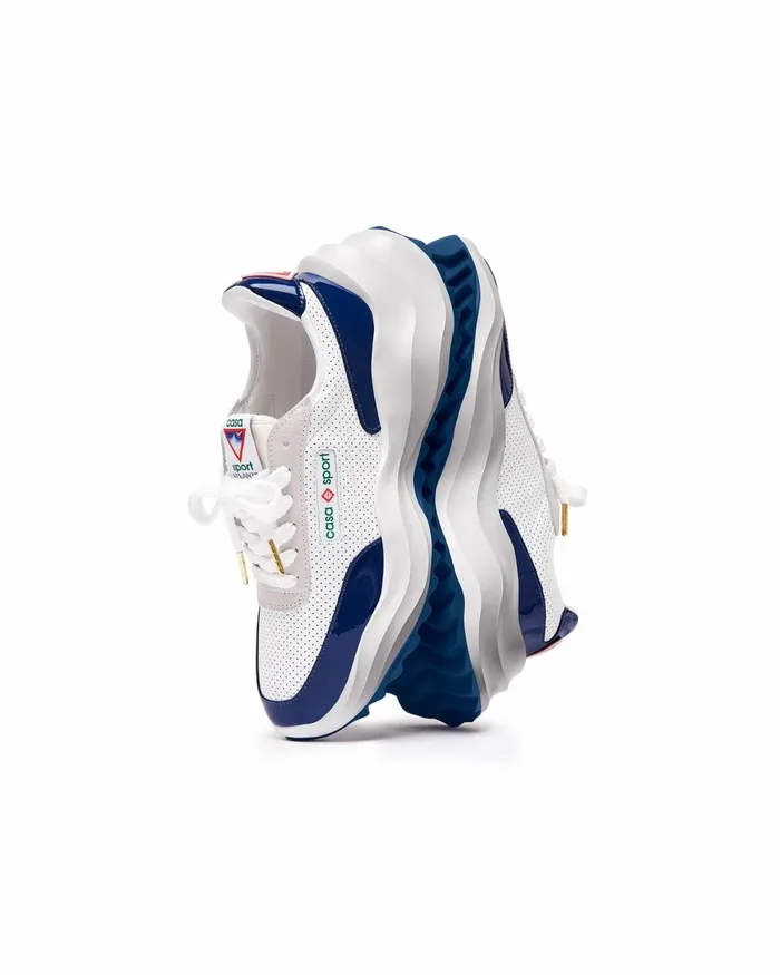 Casablanca Paris Sneakers Atlantis White and Midnight Navy Sneaker 8211 Men