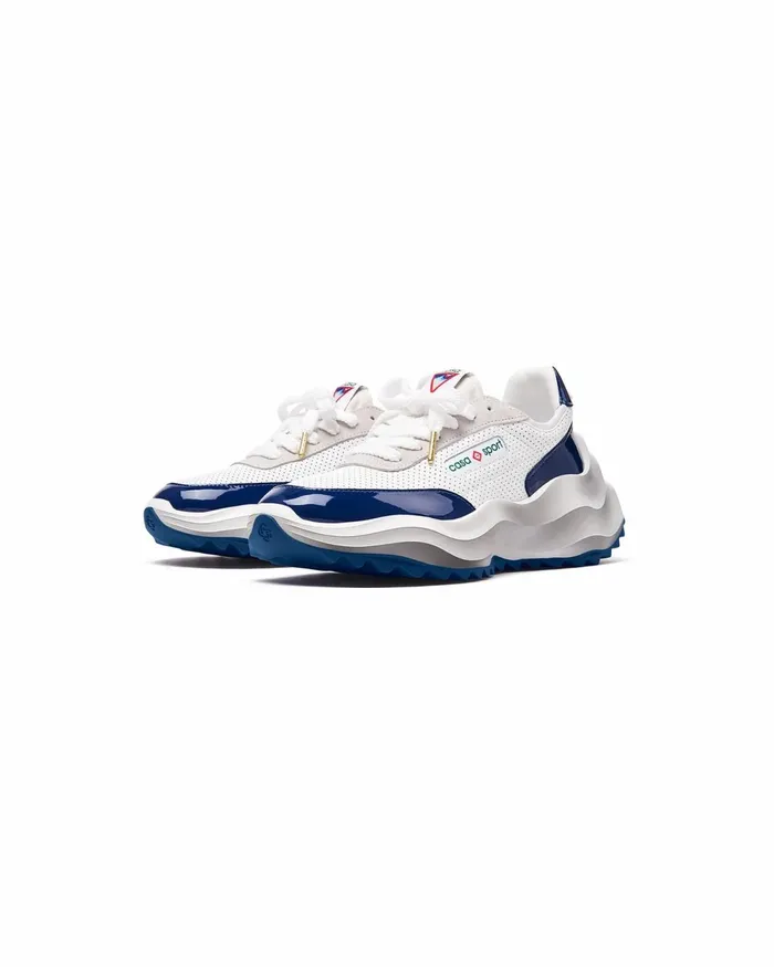 Casablanca Paris Sneakers Atlantis White and Midnight Navy Sneaker 8211 Men
