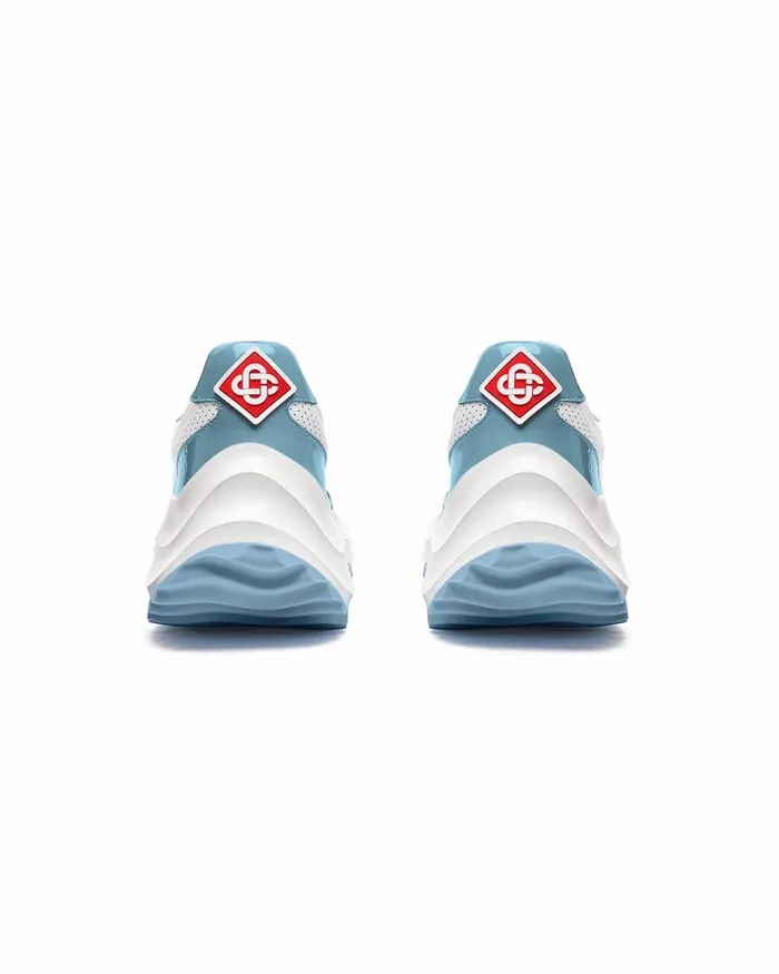 Casablanca Paris Sneakers Atlantis White and Powder Blue Sneaker 8211 Men