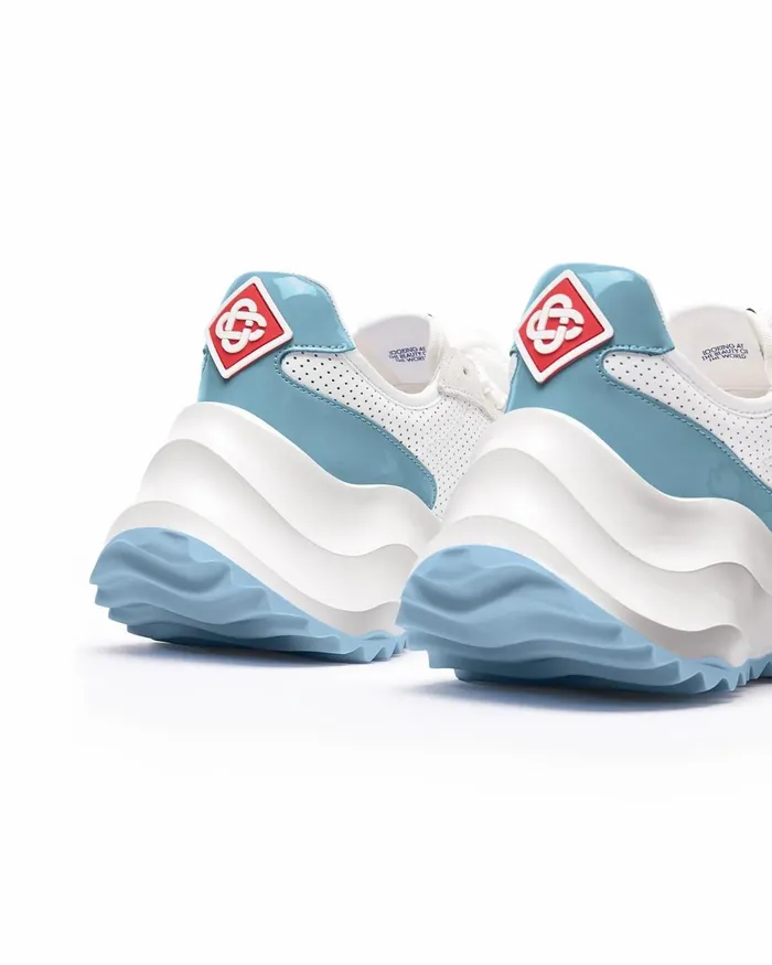 Casablanca Paris Sneakers Atlantis White and Powder Blue Sneaker 8211 Men