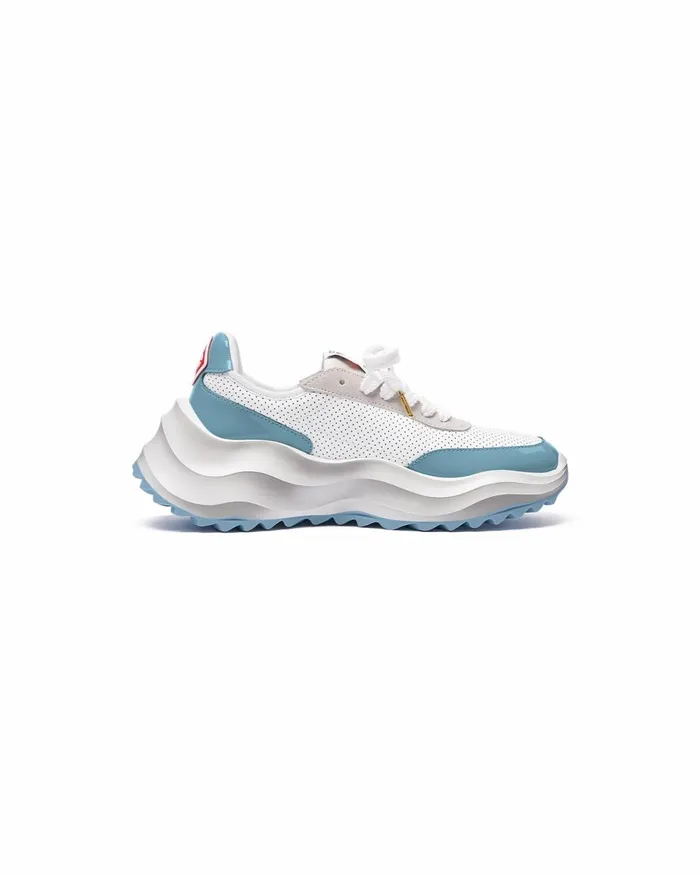 Casablanca Paris Sneakers Atlantis White and Powder Blue Sneaker 8211 Men