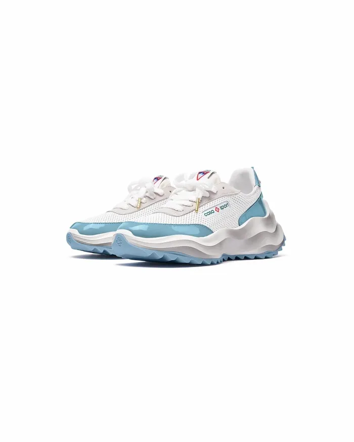 Casablanca Paris Sneakers Atlantis White and Powder Blue Sneaker 8211 Men