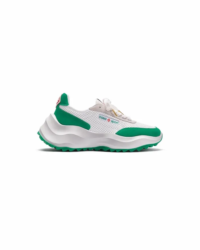 Casablanca Paris Sneakers Atlantis White and Tennis Green Sneaker 8211 Women