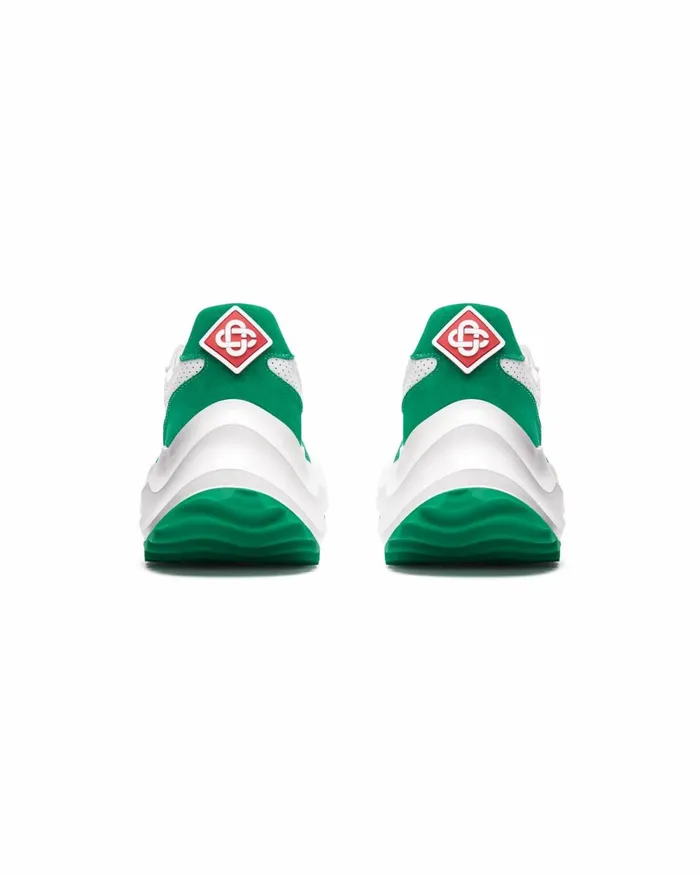 Casablanca Paris Sneakers Atlantis White and Tennis Green Sneaker 8211 Women