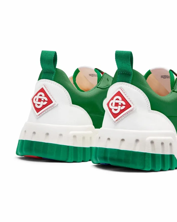 Casablanca Paris Sneakers Court Green and White Sneaker 8211 Men