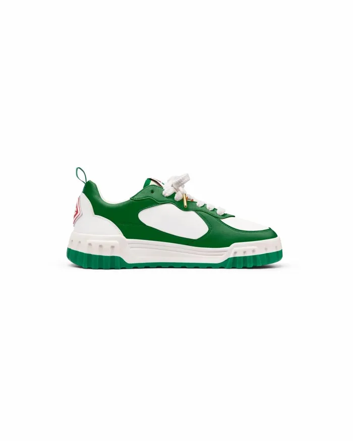 Casablanca Paris Sneakers Court Green and White Sneaker 8211 Men
