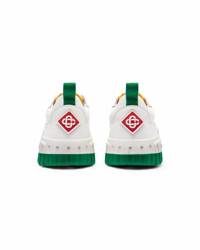 Casablanca Paris Sneakers Court White and Green Sneaker 8211 Women
