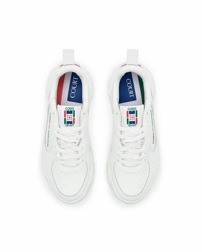 Casablanca Paris Sneakers Court White Sneaker 8211 Women