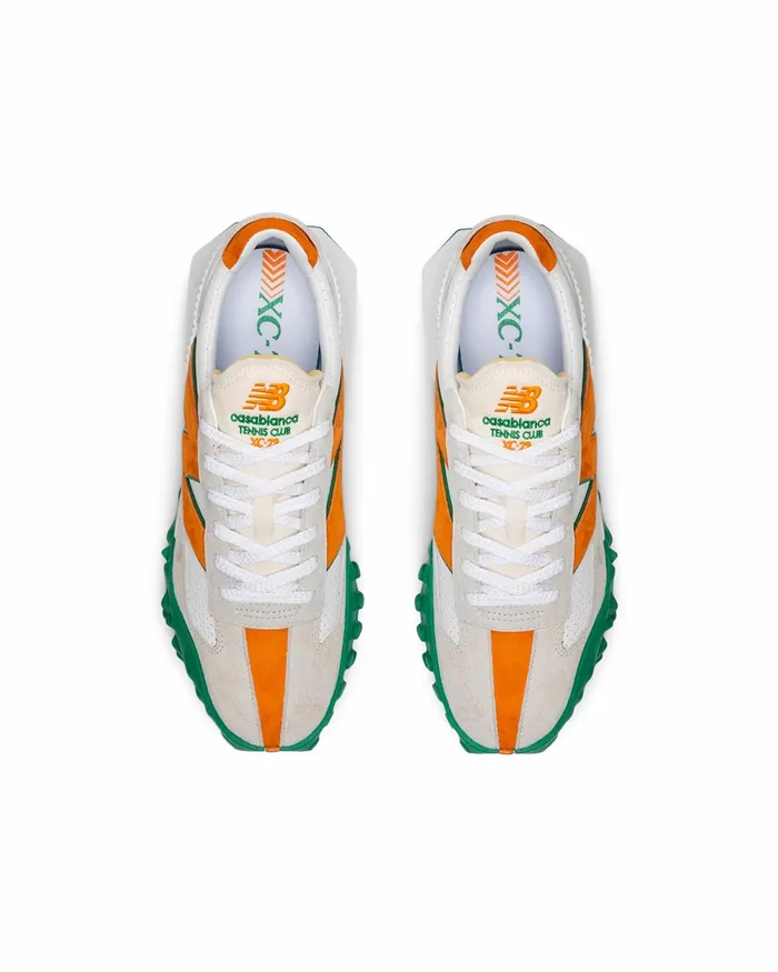Casablanca Paris Sneakers XC72 Green and Orange Casablanca And New Balance 8211 MenWomen