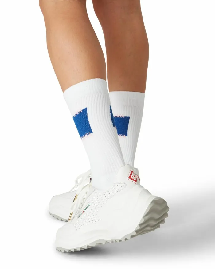 Casablanca Paris Socks Blue Casa Square Socks 8211 MenWomen Casablanca Paris Socks Blue Casa Square Socks 8211 MenWomen